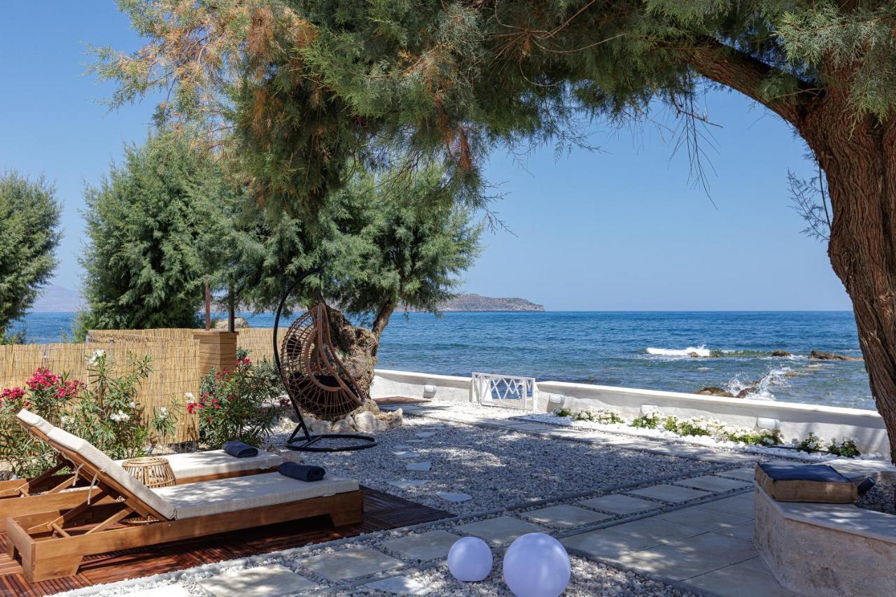 Villa Seashell -Wonderful Newly Renovated Villa On The Beach Galatás Exterior foto